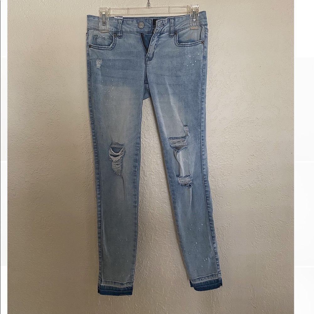 Light wash jeans